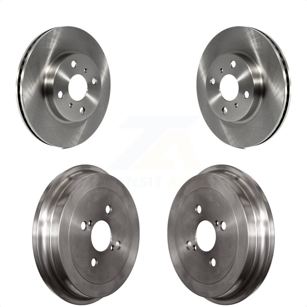 Front Rear Disc Brake Rotors Drums Kit For Toyota Yaris K8-101963