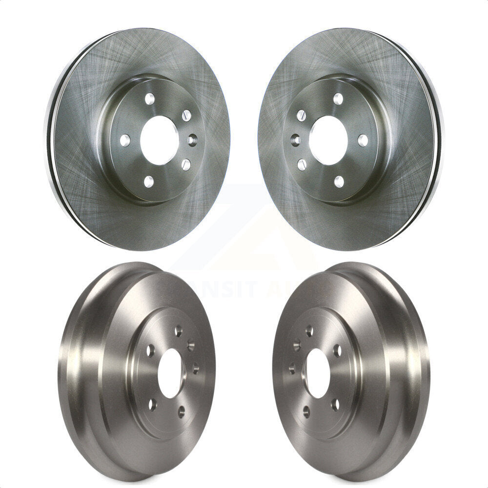 Front Rear Disc Brake Rotors Drums Kit For Chevrolet Sonic K8-101970