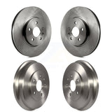 Front Rear Disc Brake Rotors Drums Kit For Chevrolet Trax Sonic K8-101971