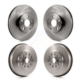Front Rear Disc Brake Rotors Drums Kit For 2003-2006 Toyota Matrix Pontiac Vibe AWD K8-101972