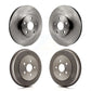 Front Rear Disc Brake Rotors Drums Kit For Toyota Matrix Pontiac Vibe K8-101973