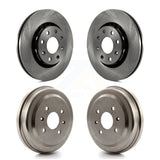 Front Rear Disc Brake Rotors Drums Kit For Chevrolet Aveo Spark Aveo5 Pontiac G3 Suzuki Wave Swift Wave5 Swift+ K8-101975