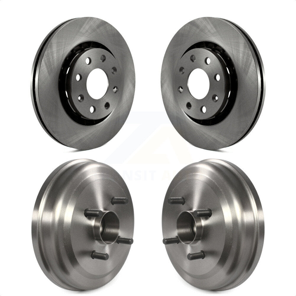 Front Rear Disc Brake Rotors Drums Kit For Chevrolet Aveo Aveo5 Pontiac G3 Suzuki Wave Swift Wave5 With Hub Assembly K8-101976