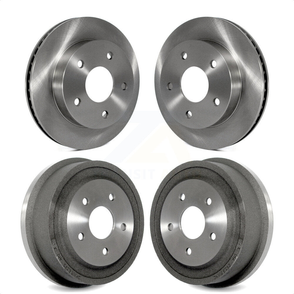 Front Rear Disc Brake Rotors Drums Kit For 2000-2001 Dodge Ram 1500 RWD K8-101979