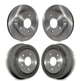 Front Rear Disc Brake Rotors Drums Kit For 2000-2001 Dodge Ram 1500 RWD K8-101979