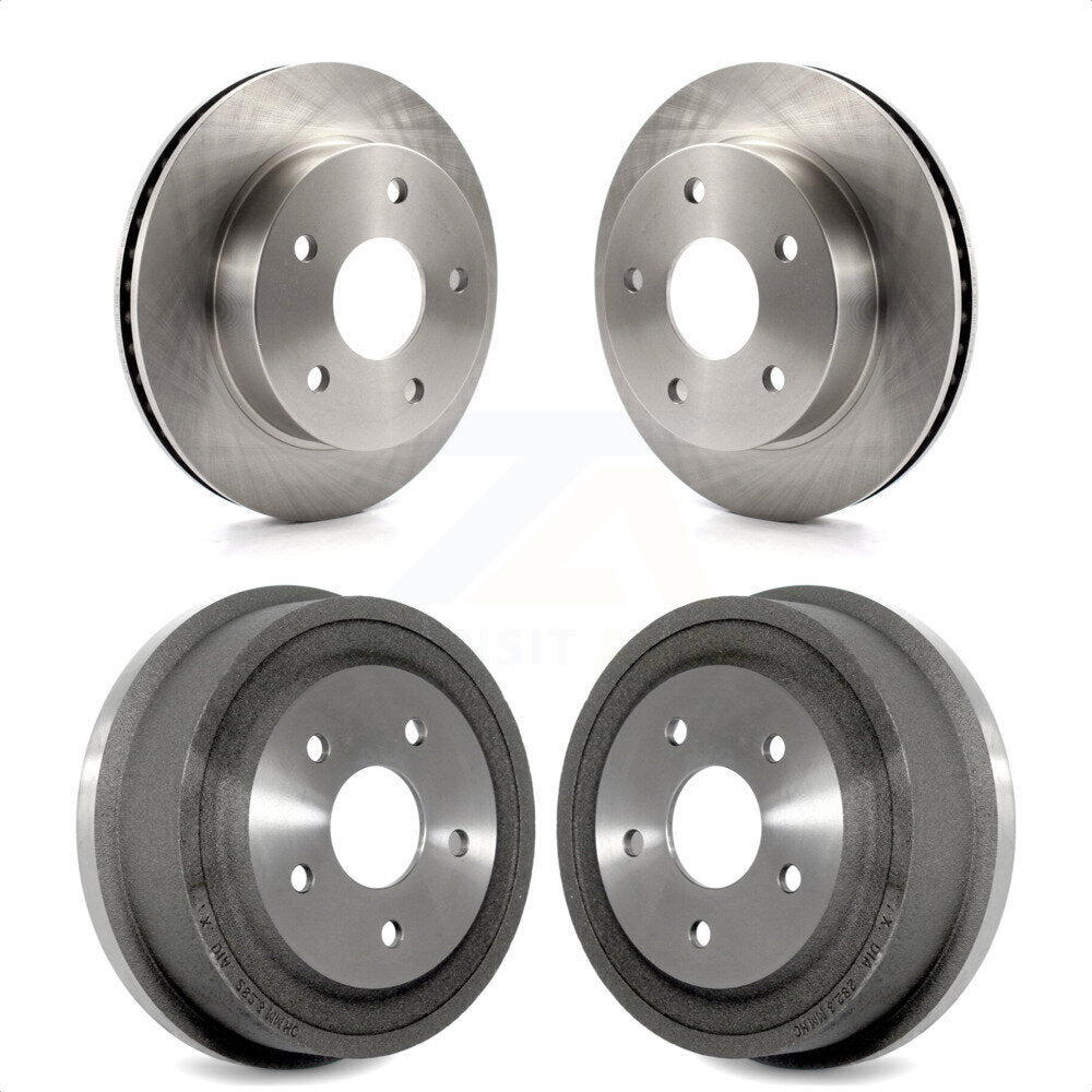 Front Rear Disc Brake Rotors Drums Kit For 2000-2001 Dodge Ram 1500 4WD K8-101980