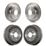 Front Rear Disc Brake Rotors Drums Kit For 2000-2001 Dodge Ram 1500 4WD K8-101980