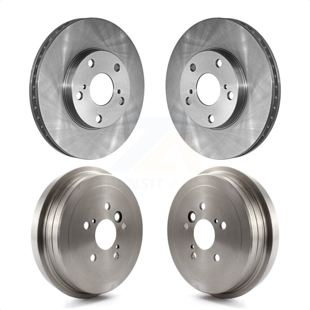 Front Rear Disc Brake Rotors Drums Kit For Toyota Camry K8-101991