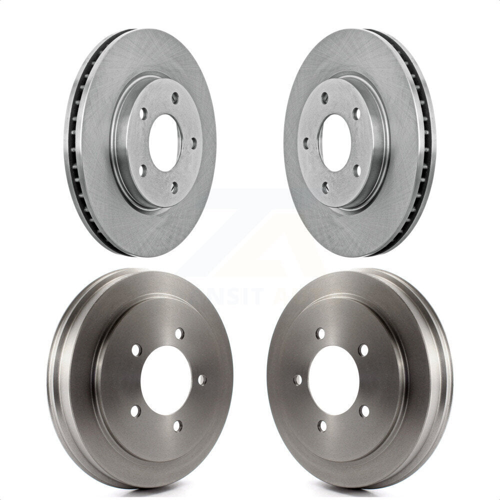 Front Rear Disc Brake Rotors Drums Kit For Dodge Caliber K8-101997