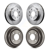 Front Rear Disc Brake Rotors Drums Kit For Honda Civic del Sol CRX K8-102000