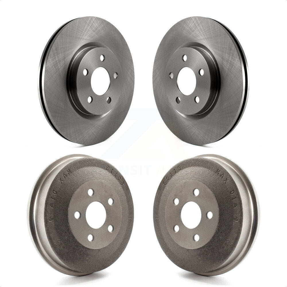 Front Rear Disc Brake Rotors Drums Kit For Chrysler PT Cruiser Naturally Aspirated K8-102016