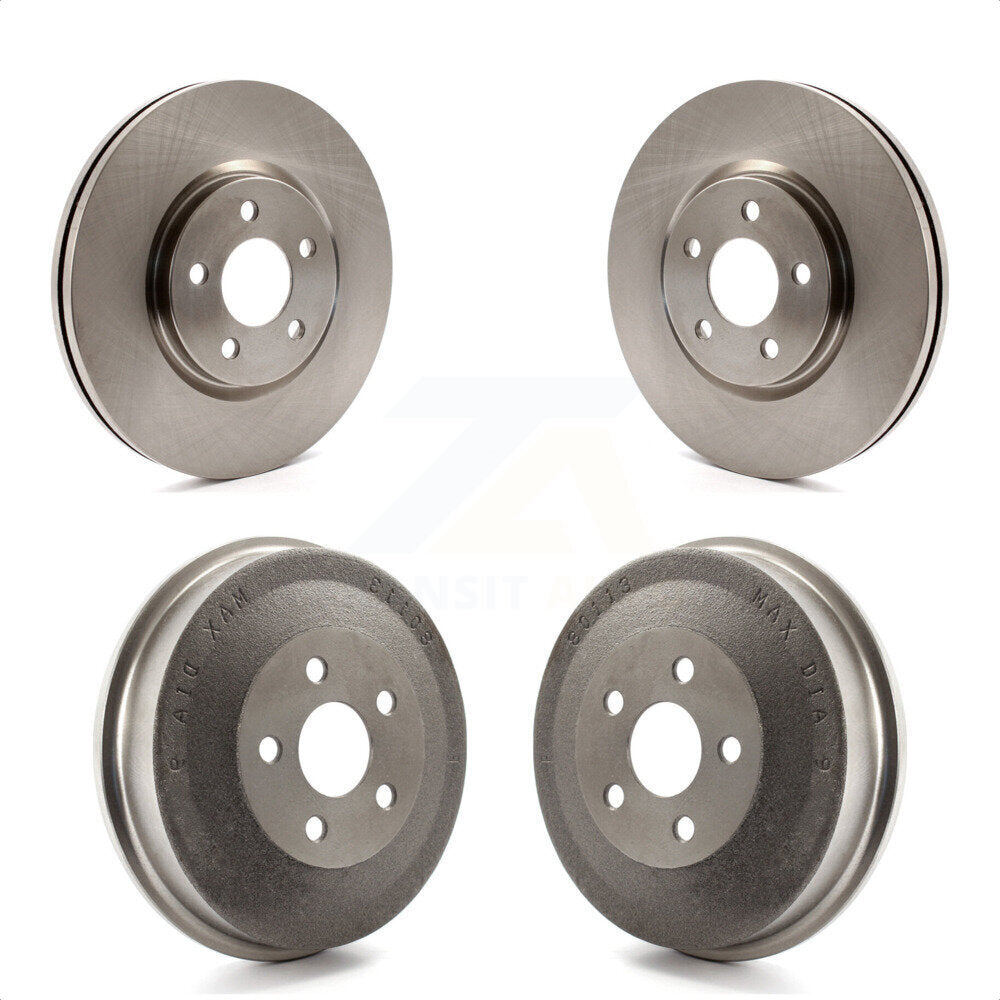Front Rear Disc Brake Rotors Drums Kit For Chrysler PT Cruiser Turbocharged K8-102017