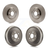Front Rear Disc Brake Rotors Drums Kit For Chrysler PT Cruiser Turbocharged K8-102017