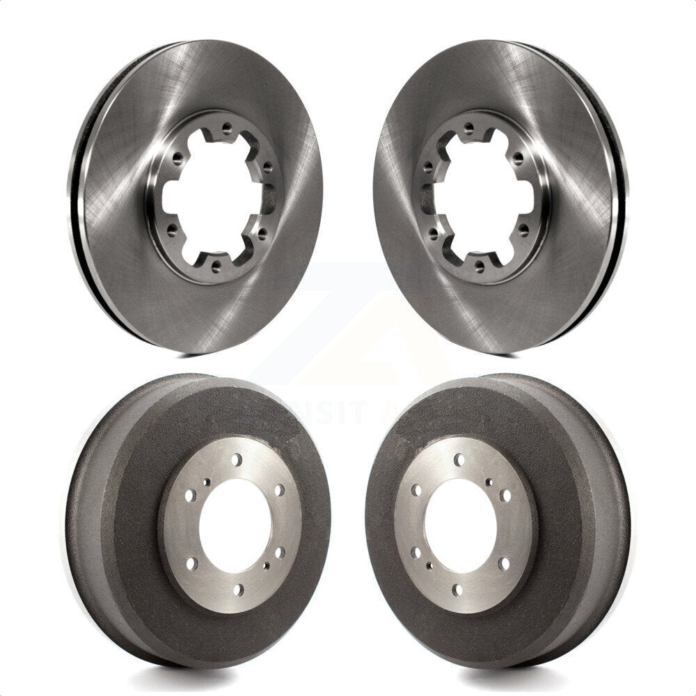 Front Rear Disc Brake Rotors Drums Kit For Nissan Xterra Frontier K8-102018
