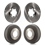 Front Rear Disc Brake Rotors Drums Kit For Nissan Xterra Frontier K8-102018