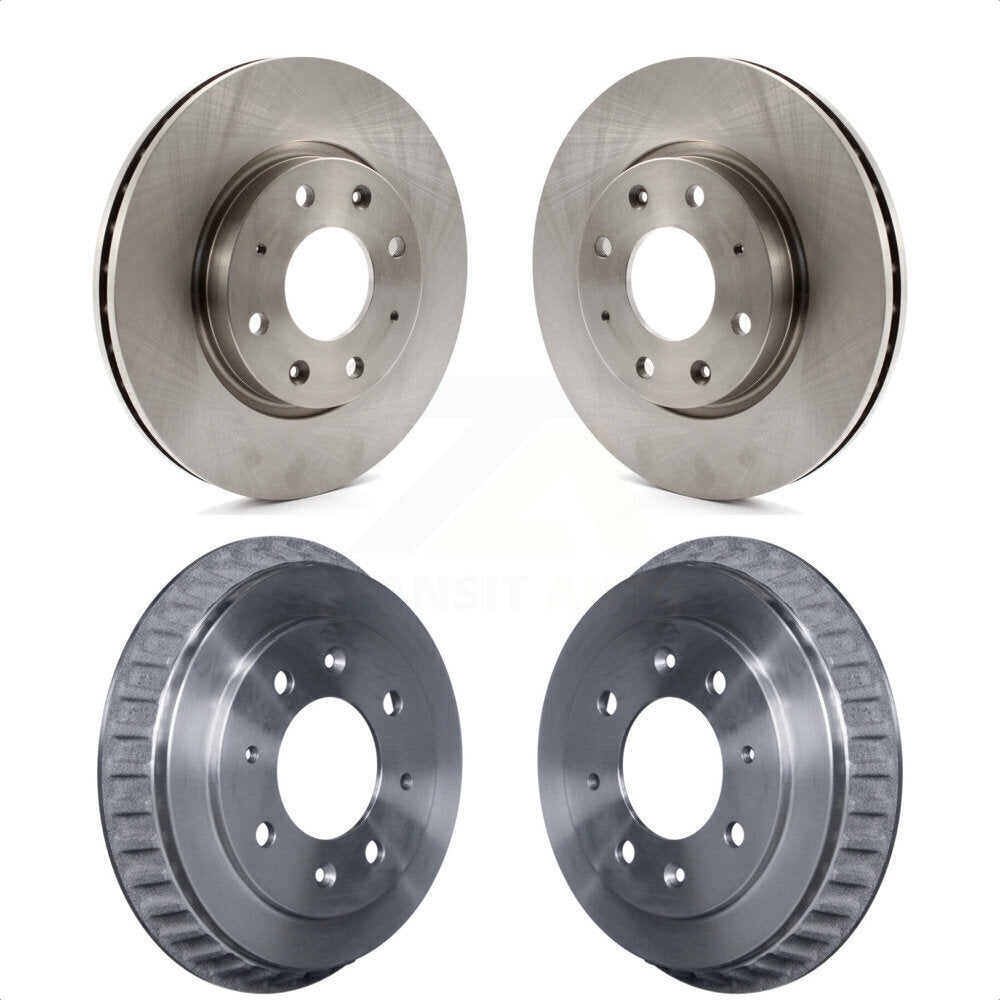 Front Rear Disc Brake Rotors Drums Kit For Kia Spectra Spectra5 K8-102019