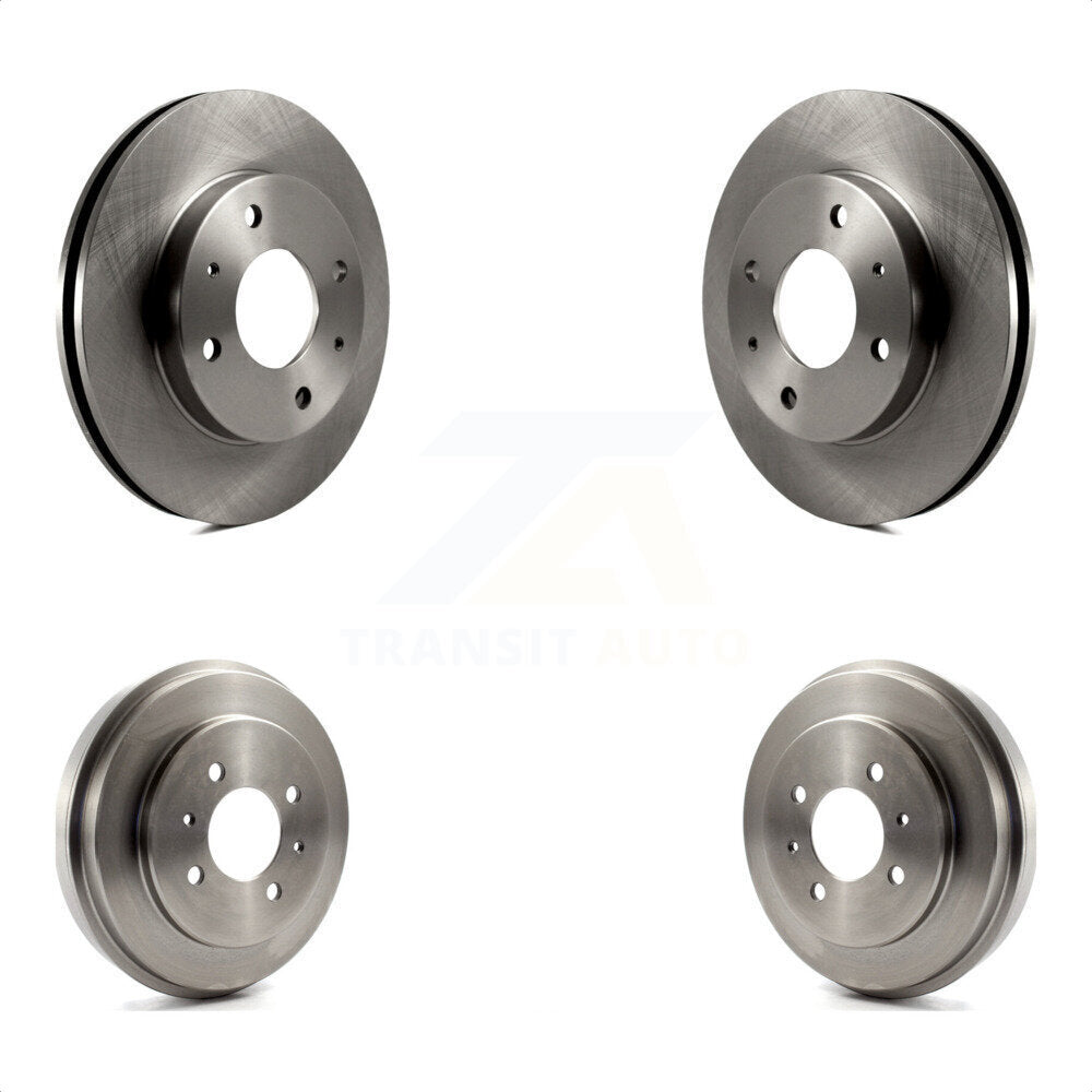 Front Rear Disc Brake Rotors Drums Kit For Mitsubishi Lancer K8-102020