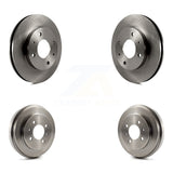 Front Rear Disc Brake Rotors Drums Kit For Mitsubishi Lancer K8-102020