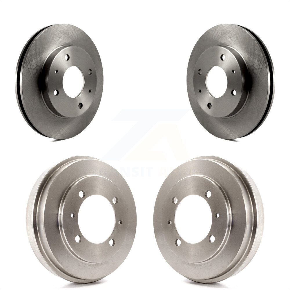 Front Rear Disc Brake Rotors Drums Kit For Mitsubishi Lancer K8-102022