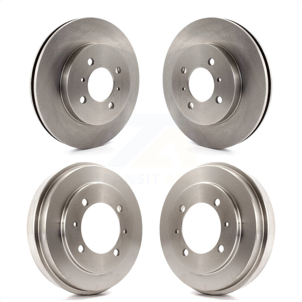 Front Rear Disc Brake Rotors Drums Kit For Mitsubishi Lancer ES K8-102023