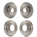 Front Rear Disc Brake Rotors Drums Kit For Mitsubishi Lancer ES K8-102023