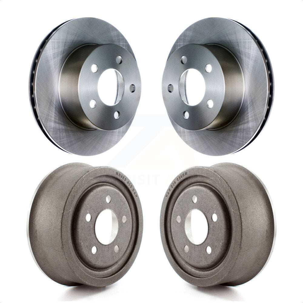Front Rear Disc Brake Rotors Drums Kit For Jeep Wrangler Cherokee Comanche Wagoneer TJ K8-102024