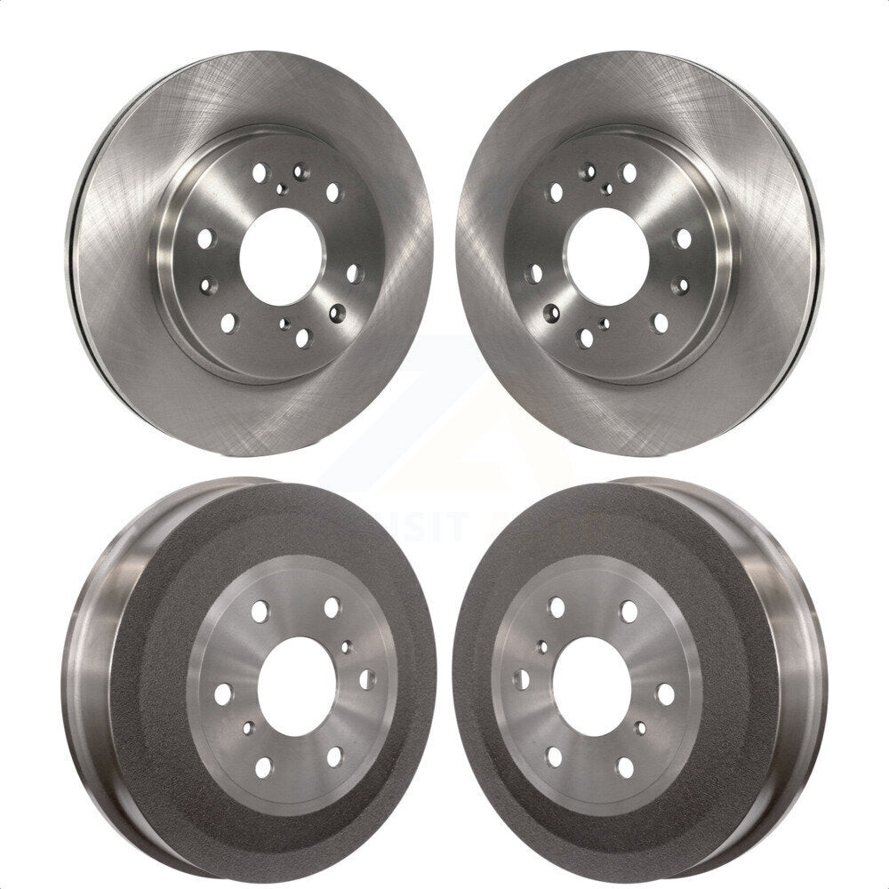 Front Rear Disc Brake Rotors Drums Kit For Chevrolet Silverado 1500 GMC Sierra K8-102028