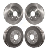 Front Rear Disc Brake Rotors Drums Kit For Chevrolet Silverado 1500 GMC Sierra K8-102028