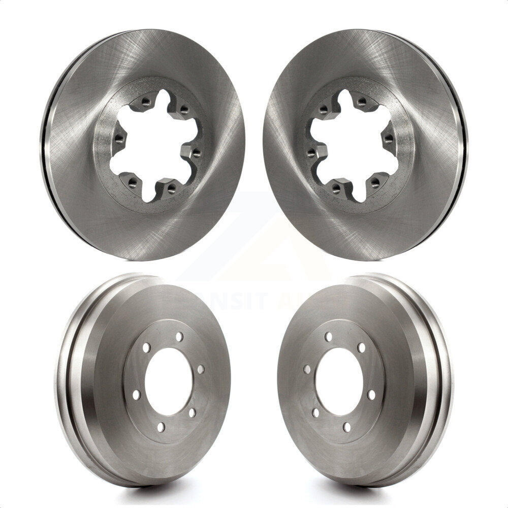 Front Rear Disc Brake Rotors Drums Kit For Chevrolet Colorado GMC Canyon Isuzu i-290 i-280 i-370 i-350 K8-102030