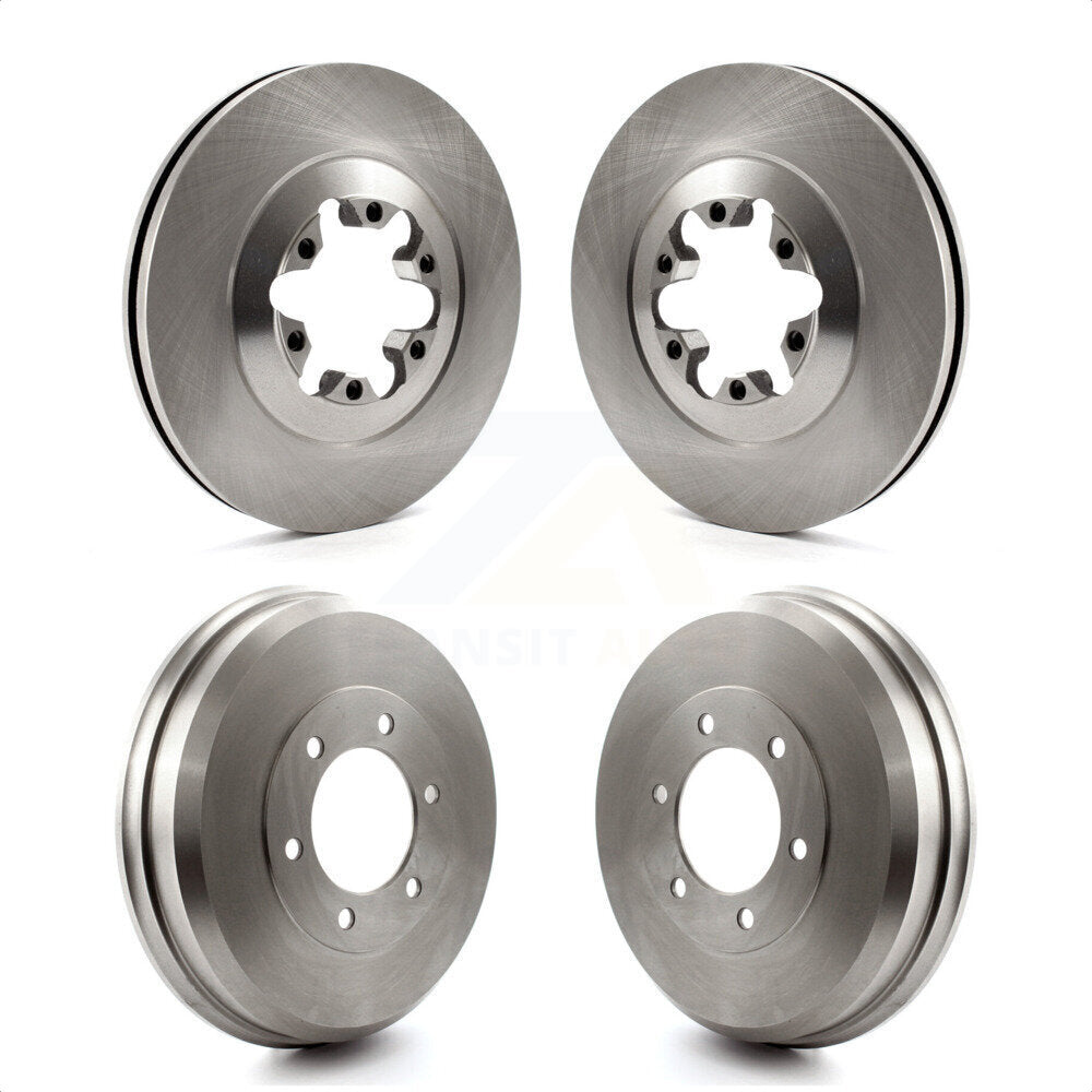 Front Rear Disc Brake Rotors Drums Kit For 2009-2012 Chevrolet Colorado GMC Canyon K8-102031