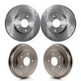 Front Rear Disc Brake Rotors Drums Kit For Honda Accord Civic Fit K8-102034