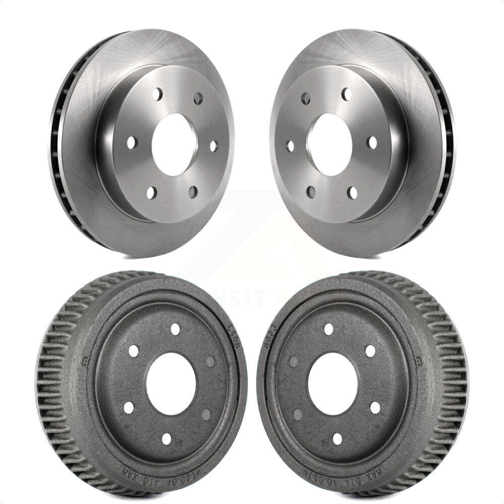 Front Rear Disc Brake Rotors Drums Kit For Chevrolet K1500 GMC Tahoe Yukon Blazer K8-102036