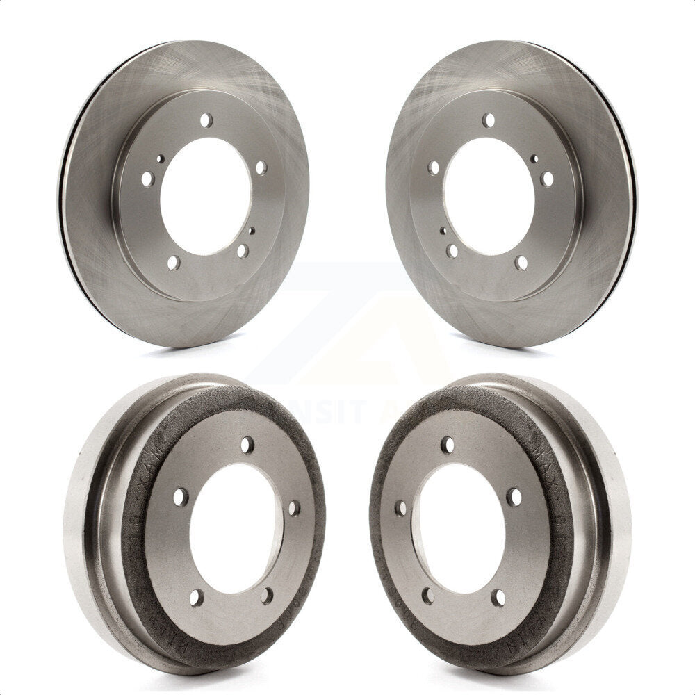 Front Rear Disc Brake Rotors Drums Kit For 2000-2004 Chevrolet Tracker Suzuki Vitara K8-102042