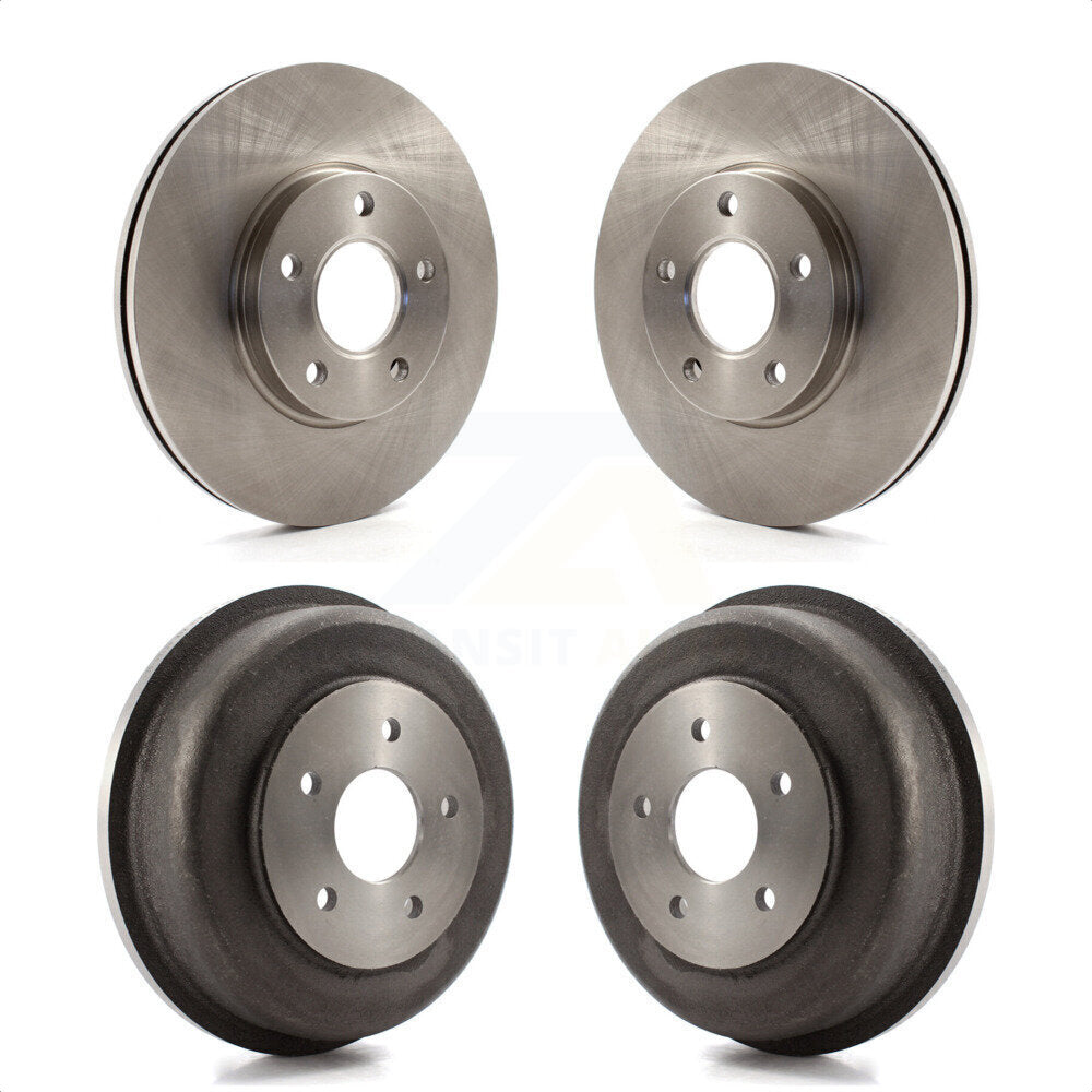 Front Rear Disc Brake Rotors Drums Kit For 2010-2013 Ford Transit Connect K8-102045