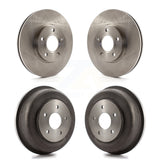 Front Rear Disc Brake Rotors Drums Kit For 2010-2013 Ford Transit Connect K8-102045