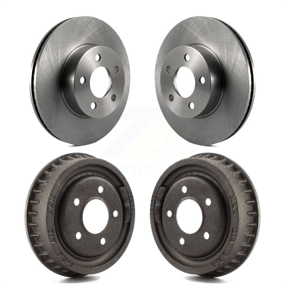 Front Rear Disc Brake Rotors Drums Kit For Ford Ranger Mazda B4000 With 9" Diameter Drum K8-102047