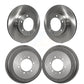 Front Rear Disc Brake Rotors Drums Kit For Toyota 4Runner K8-102064