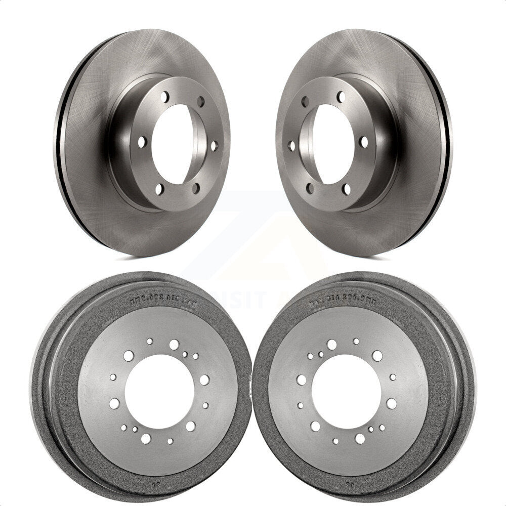 Front Rear Disc Brake Rotors Drums Kit For 2000-2002 Toyota Tundra K8-102065