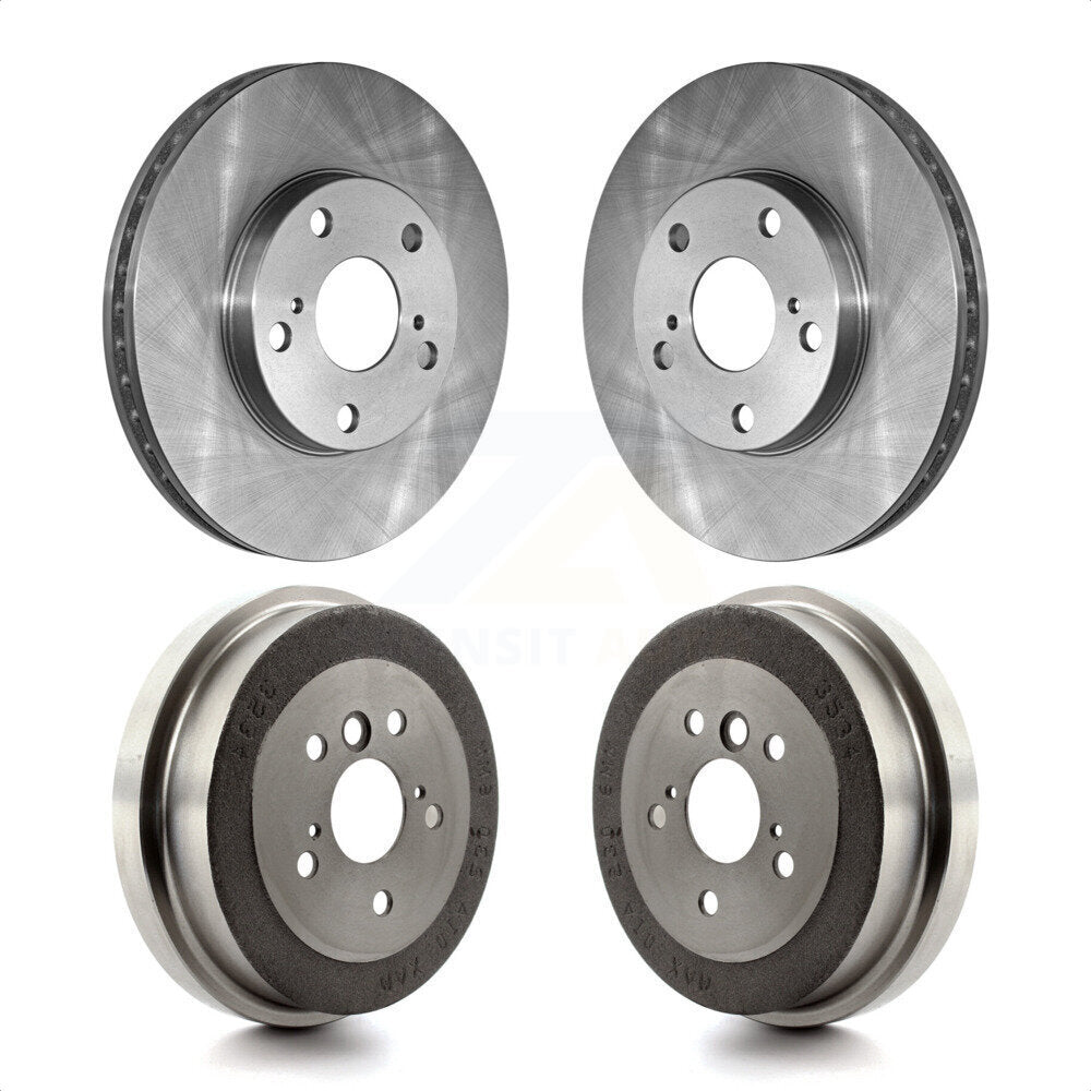 Front Rear Disc Brake Rotors Drums Kit For Toyota Camry Solara K8-102076