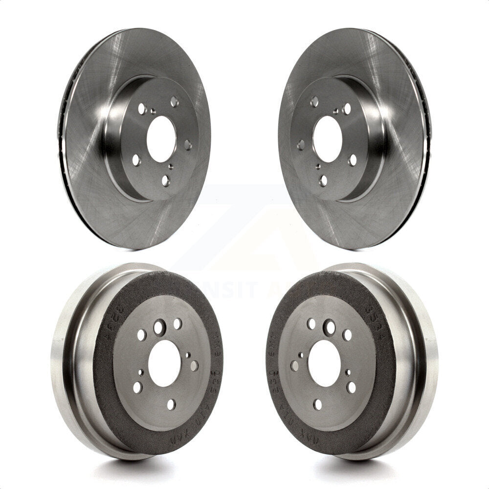 Front Rear Disc Brake Rotors Drums Kit For Toyota RAV4 K8-102077
