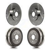 Front Rear Disc Brake Rotors Drums Kit For Toyota RAV4 K8-102077