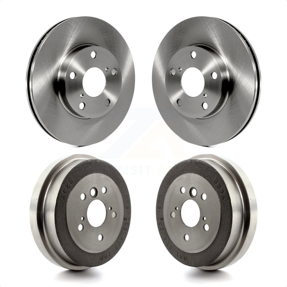 Front Rear Disc Brake Rotors Drums Kit For Toyota RAV4 K8-102079