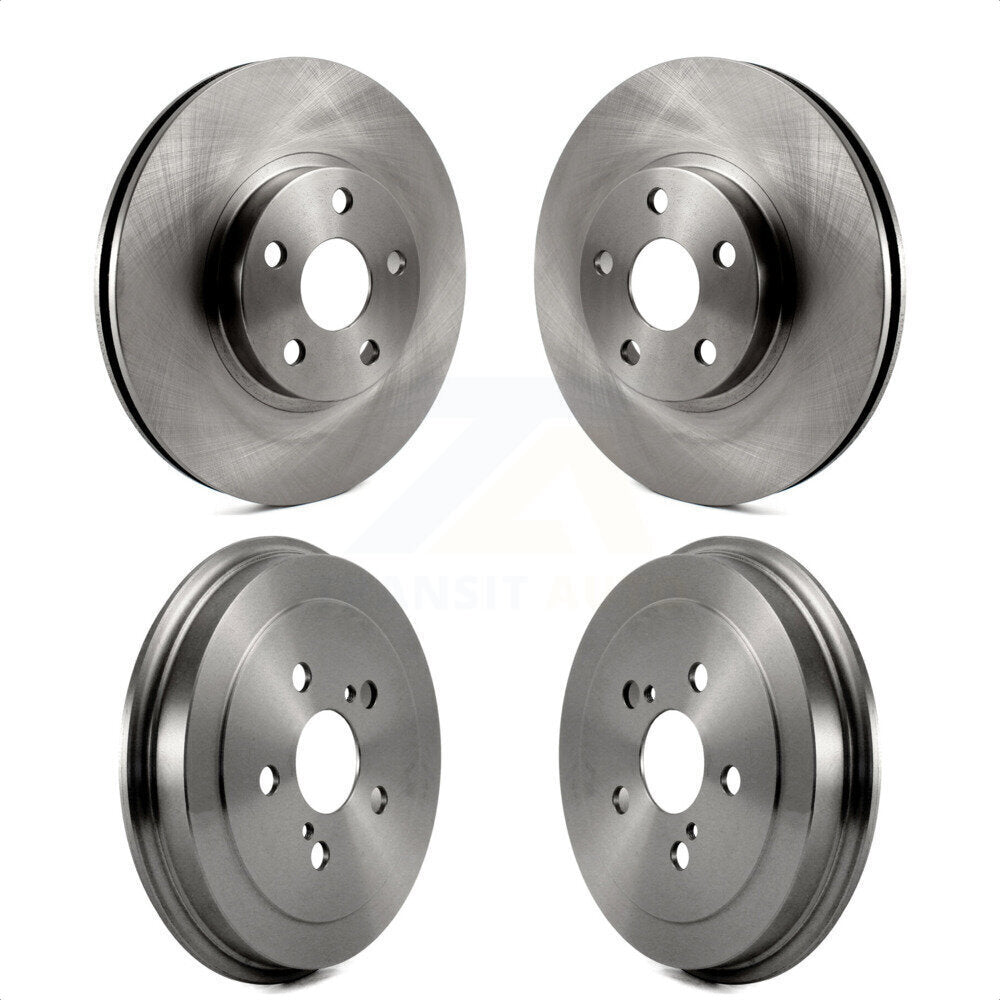 Front Rear Disc Brake Rotors Drums Kit For Toyota Corolla Celica K8-102081