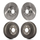 Front Rear Disc Brake Rotors Drums Kit For Ford Taurus Mercury Sable K8-102085