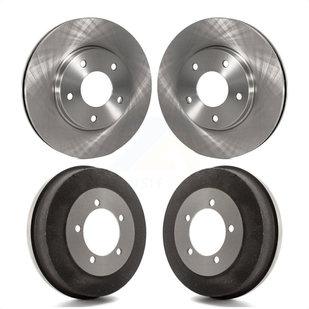 Front Rear Disc Brake Rotors Drums Kit For Chrysler Sebring Mitsubishi Dodge Stratus Eclipse Galant K8-102086