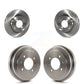 Front Rear Disc Brake Rotors Drums Kit For 2002-2006 Hyundai Elantra Drum rear brakes K8-102090