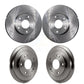 Front Rear Disc Brake Rotors Drums Kit For Honda Civic K8-102092