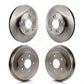Front Rear Disc Brake Rotors Drums Kit For 2012-2015 Honda Civic Hybrid-L Hybrid K8-102093