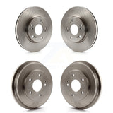 Front Rear Disc Brake Rotors Drums Kit For Honda Civic K8-102094