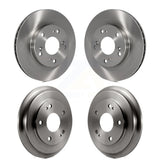Front Rear Disc Brake Rotors Drums Kit For Honda Civic K8-102095